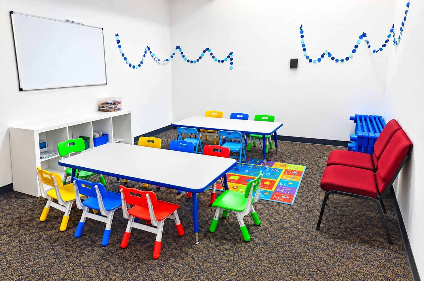 A Powerline Kids classroom at Powerline Church